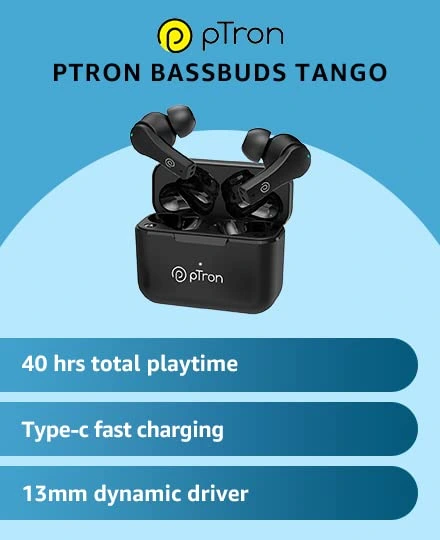 Ptron Bass buds